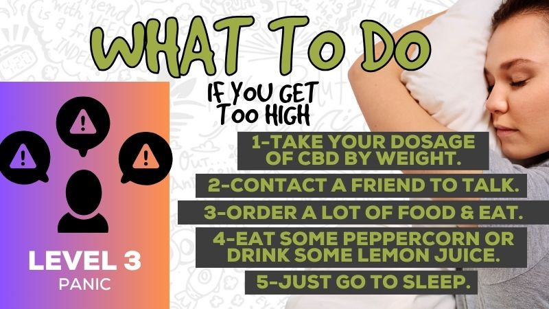 What to Do if You Get Too High! - Premium Cannabis Store | THC, CBD ...