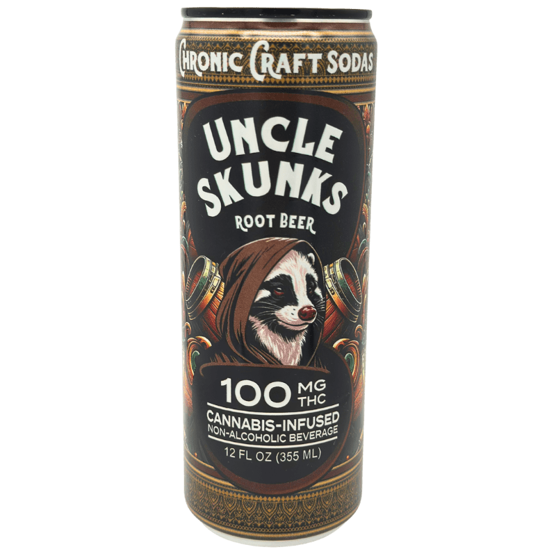Uncle Skunk's 100mg Root Beer Soda | Premium Cannabis Store | THC, CBD,  Edibles, Tinctures